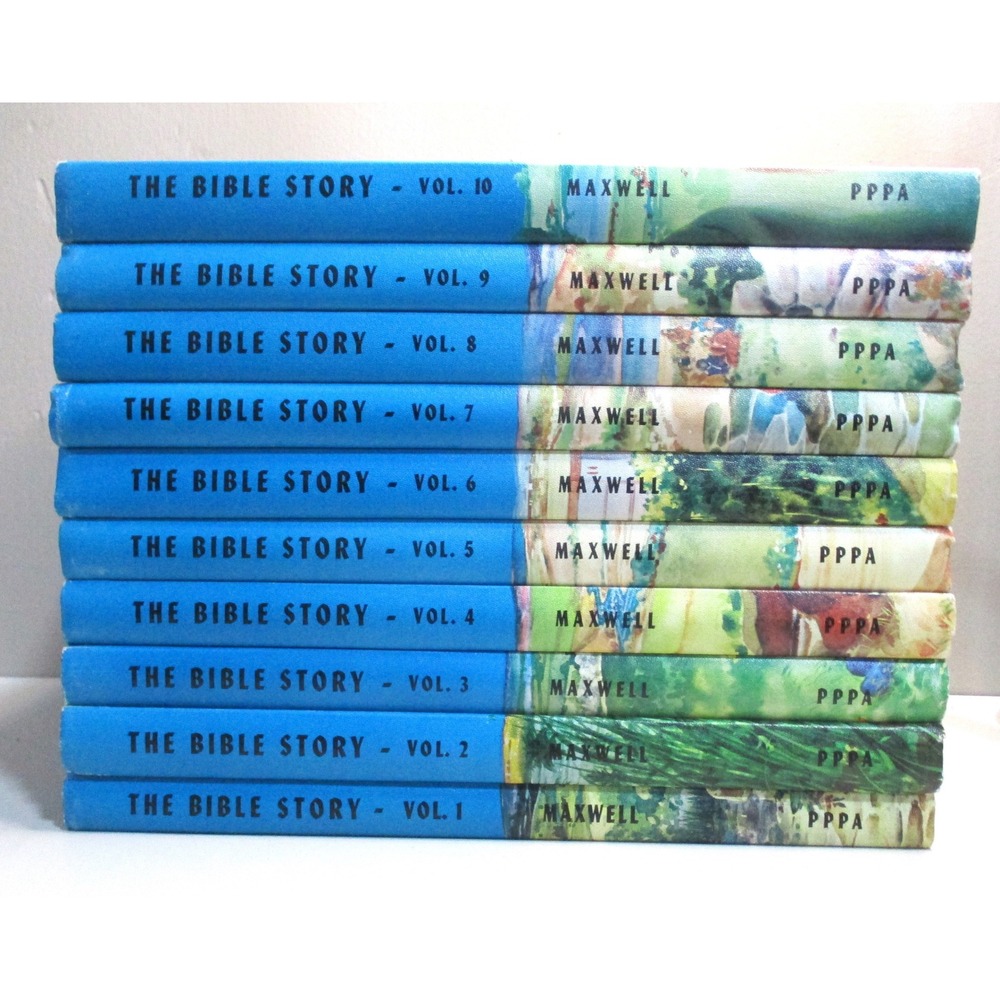 The Bible Story Arthur S Maxwell 10 Volume Set Hardcover Childrens Books PPPA